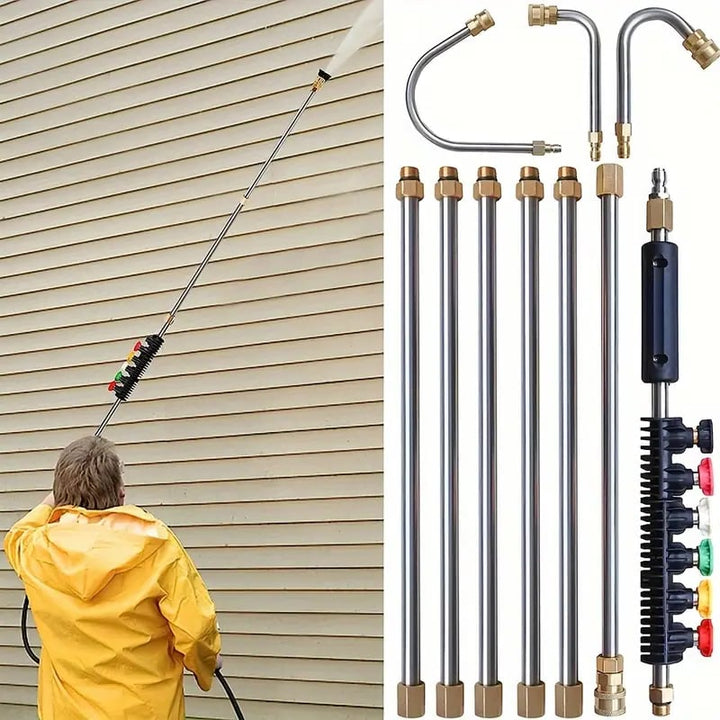 Pressure Washer Wand – 4000 PSI Telescoping Gutter & Roof