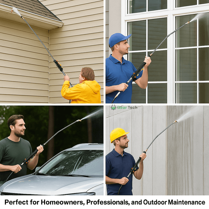 Pressure Washer Wand – 4000 PSI Telescoping Gutter & Roof