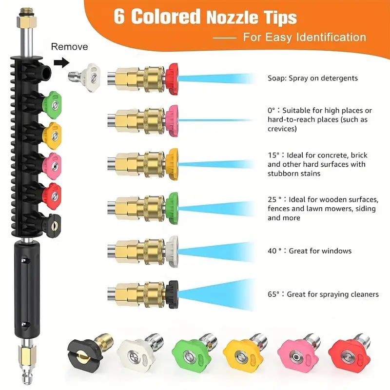 Pressure Washer Wand – 4000 PSI Telescoping Gutter & Roof