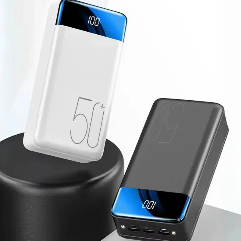 50000mAh Power Bank – Ultra Capacity Fast Charging USB-C & Portable