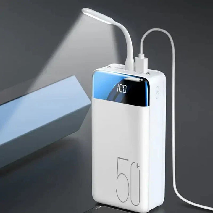 50000mAh Power Bank – Ultra Capacity Fast Charging USB-C & Portable