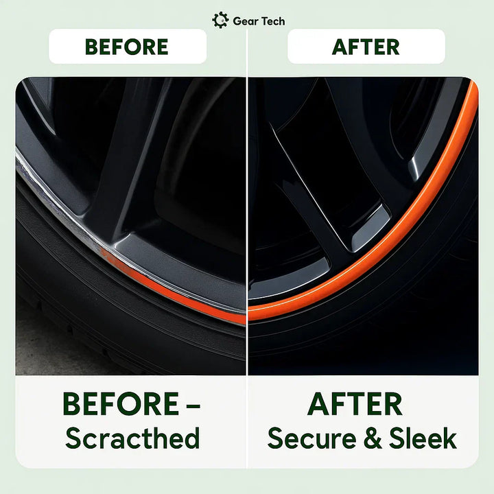 Alloy Wheel Rim Protector – Universal Fit Kerb Scrape Prevention & Unisex