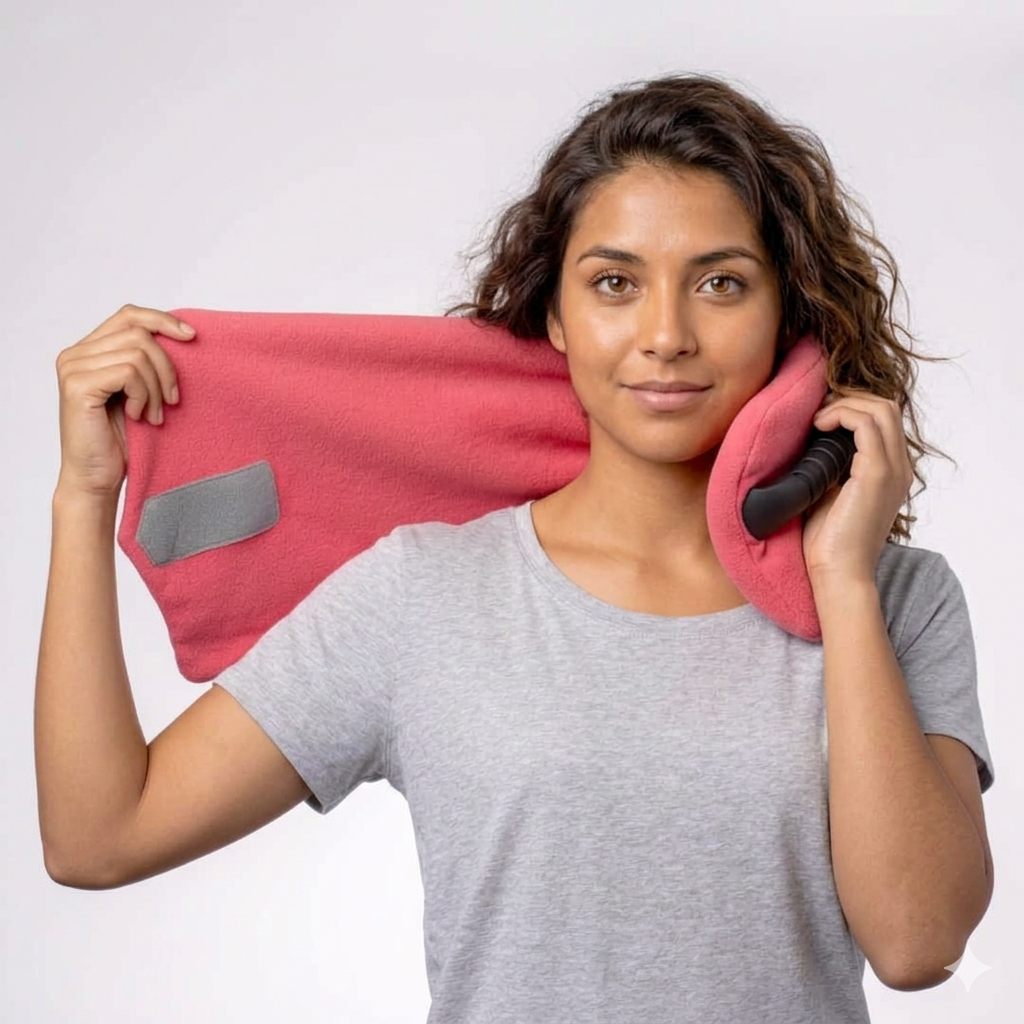 Travel Pillow Wrap Neck Support Upright Rest