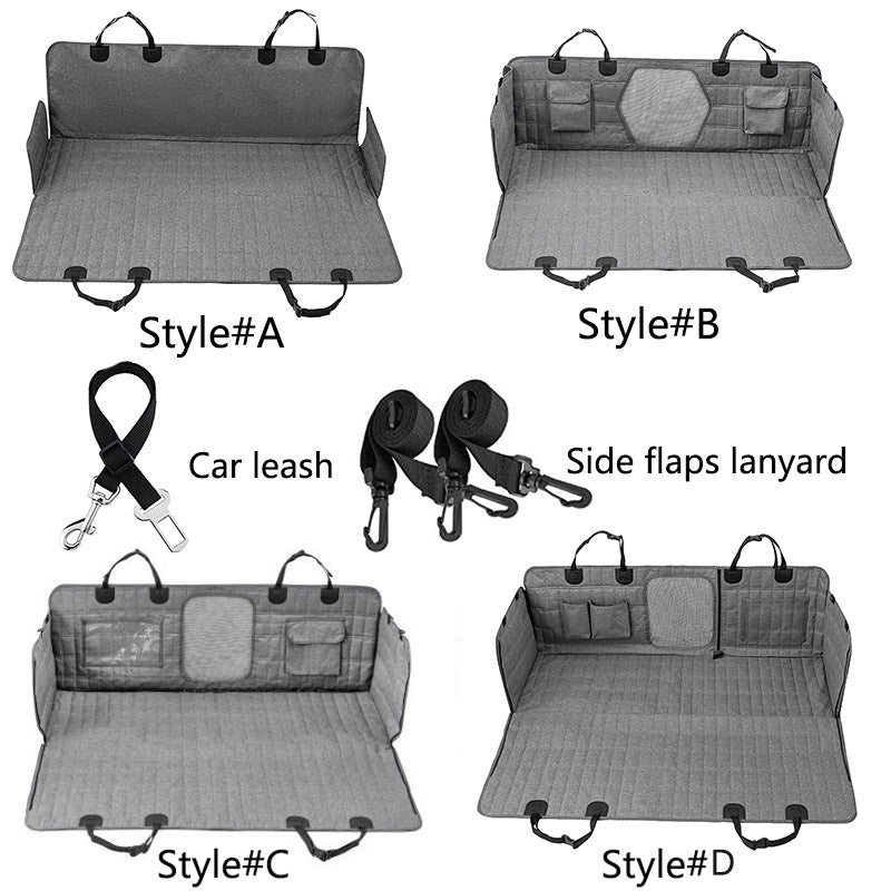 Waterproof Dog Car Seat Cover – Mesh Window Non-Slip & Easy Clean