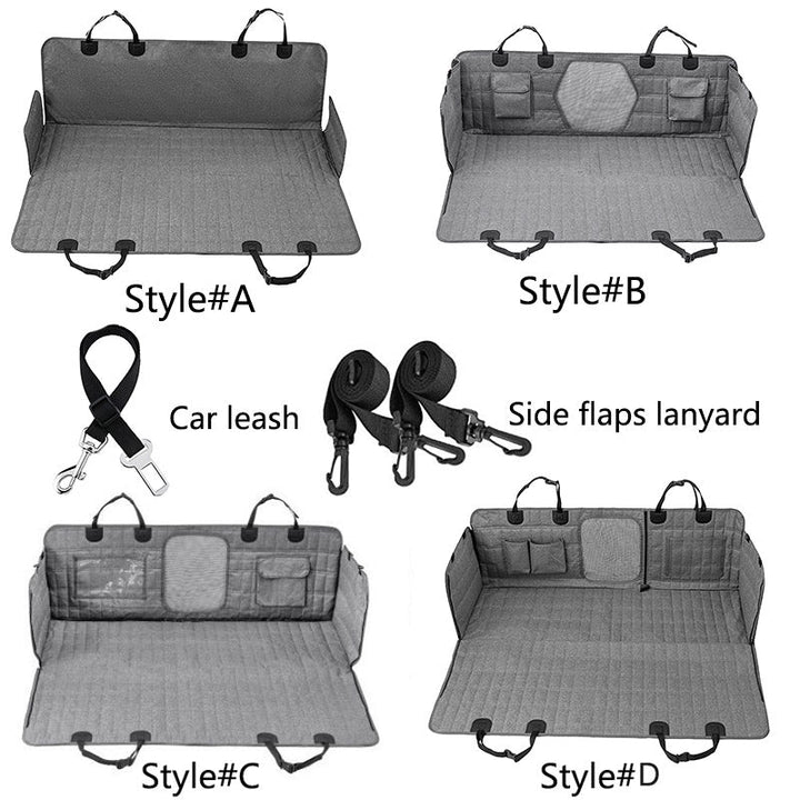 Waterproof Dog Car Seat Cover – Mesh Window Non-Slip & Easy Clean