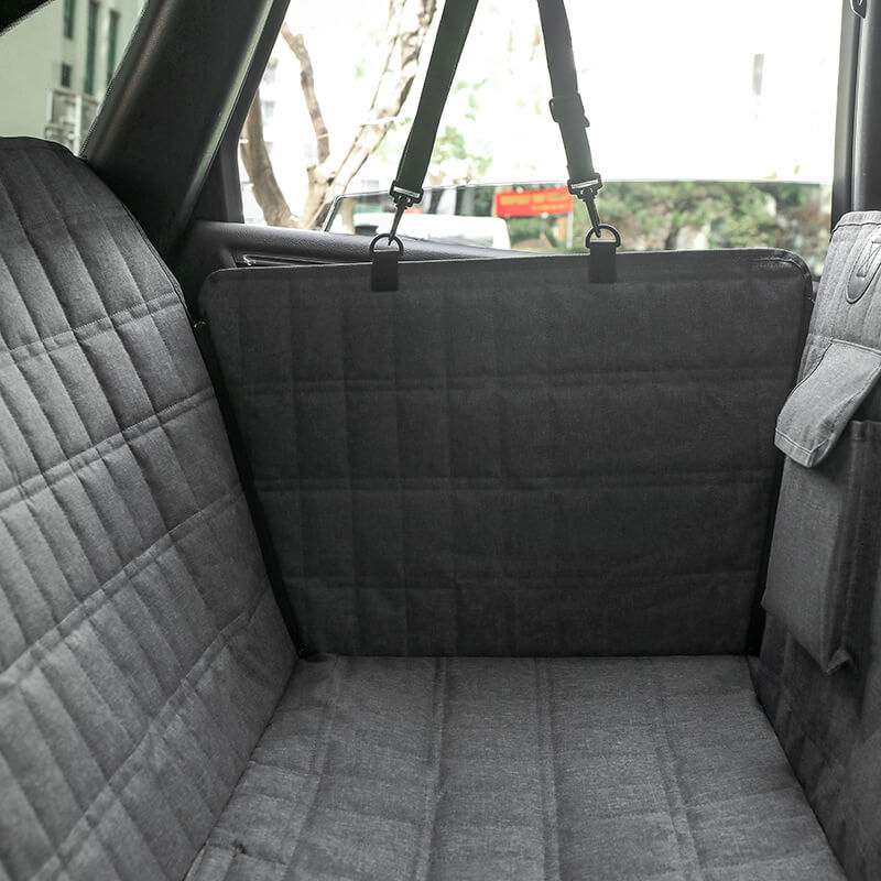 Waterproof Dog Car Seat Cover – Mesh Window Non-Slip & Easy Clean