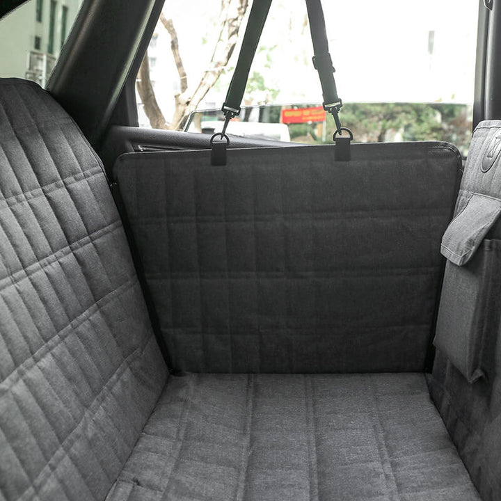 Waterproof Dog Car Seat Cover – Mesh Window Non-Slip & Easy Clean