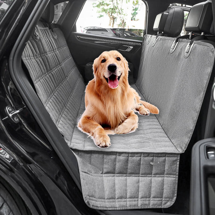Waterproof Dog Car Seat Cover – Mesh Window Non-Slip & Easy Clean