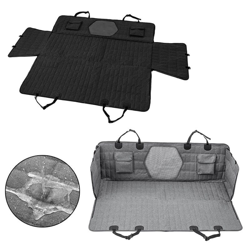 Waterproof Dog Car Seat Cover – Mesh Window Non-Slip & Easy Clean