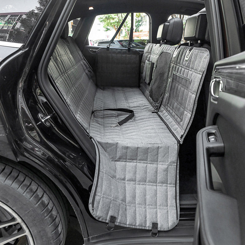 Waterproof Dog Car Seat Cover – Mesh Window Non-Slip & Easy Clean