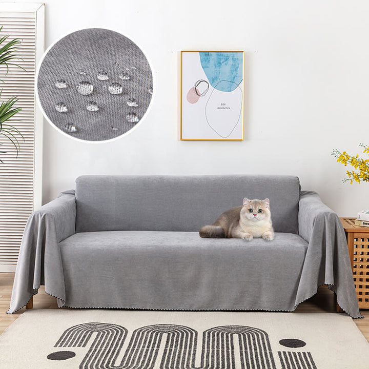 Waterproof Sofa Throw – Jacquard Edge Non-Slip Machine Washable