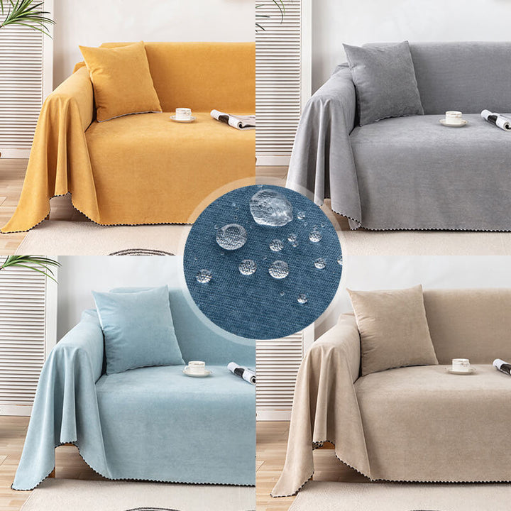 Waterproof Sofa Throw – Jacquard Edge Non-Slip Machine Washable