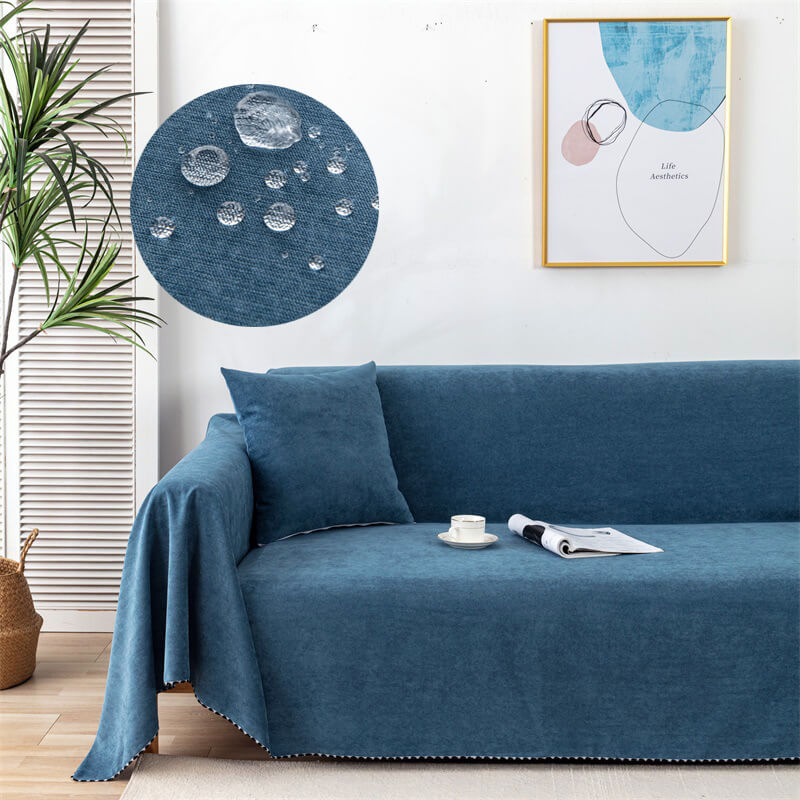 Waterproof Sofa Throw – Jacquard Edge Non-Slip Machine Washable