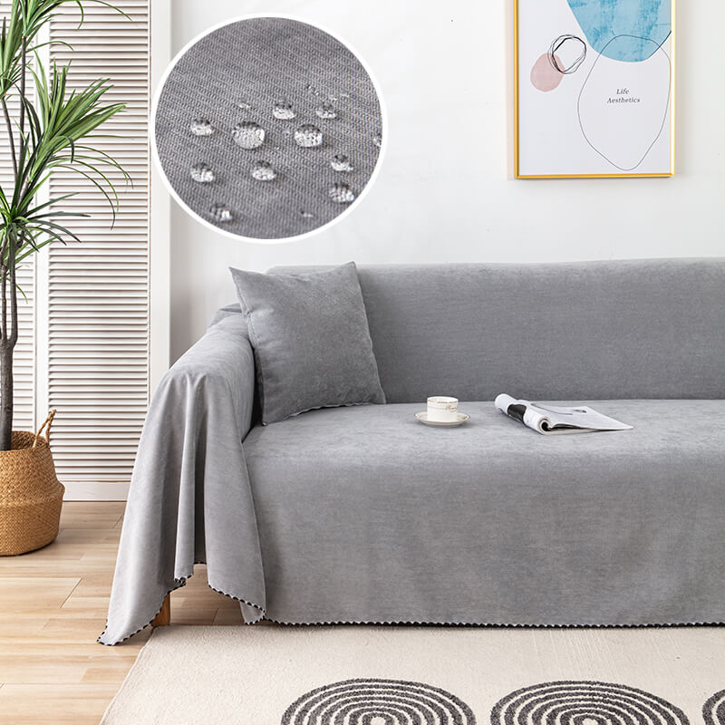 Waterproof Sofa Throw – Jacquard Edge Non-Slip Machine Washable