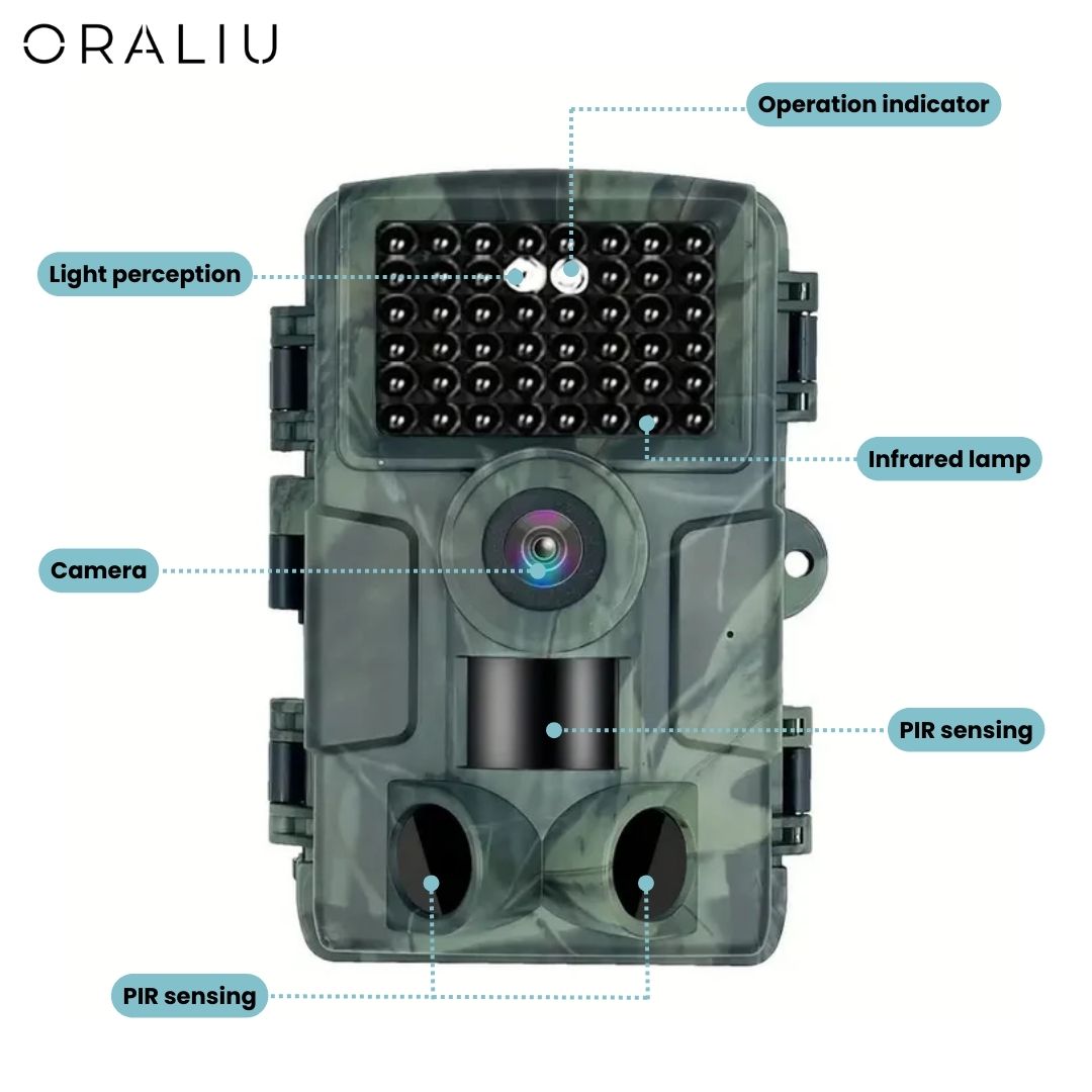 Wildlife Trail Camera – 4K Ultra HD 60MP App Control IP66