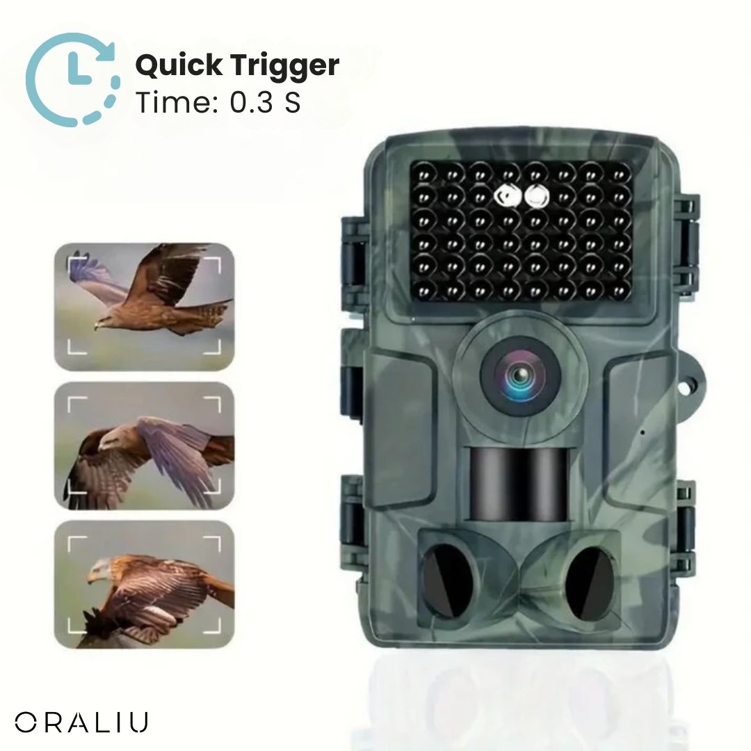 Wildlife Trail Camera – 4K Ultra HD 60MP App Control IP66