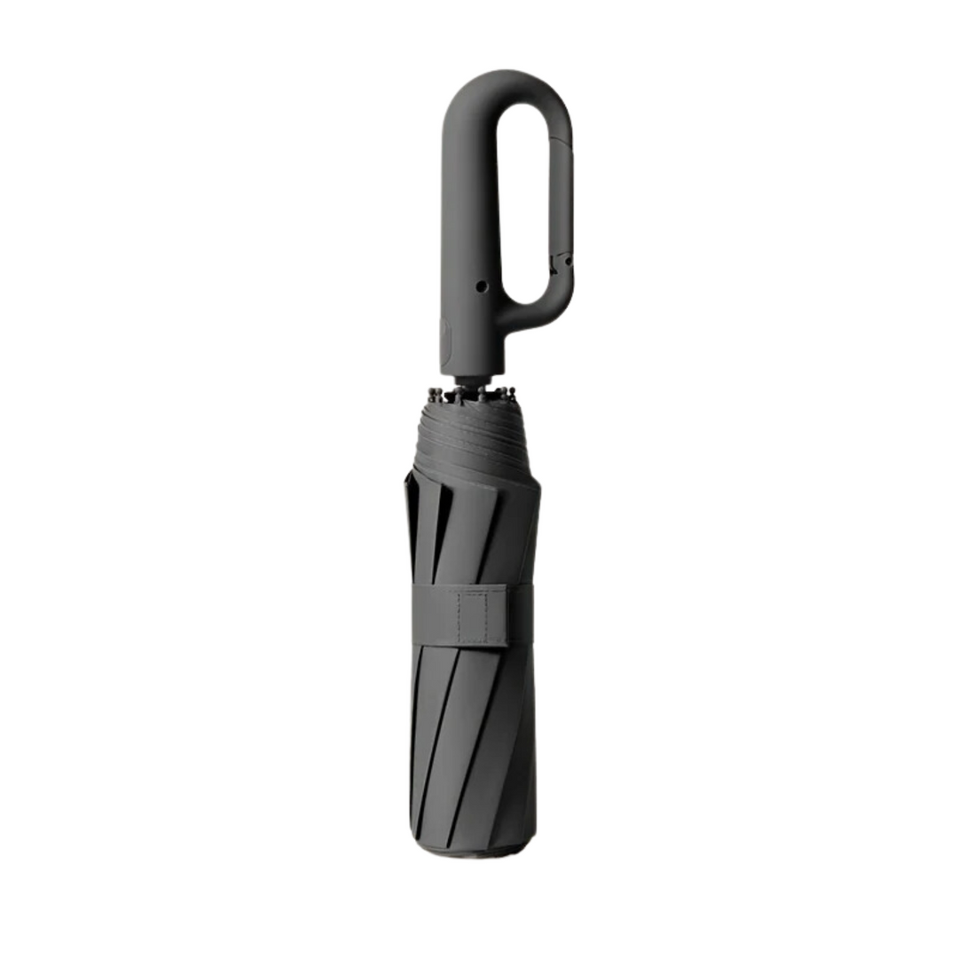 Windproof Auto Folding Umbrella – Reflective Strip Compact & UV Protection