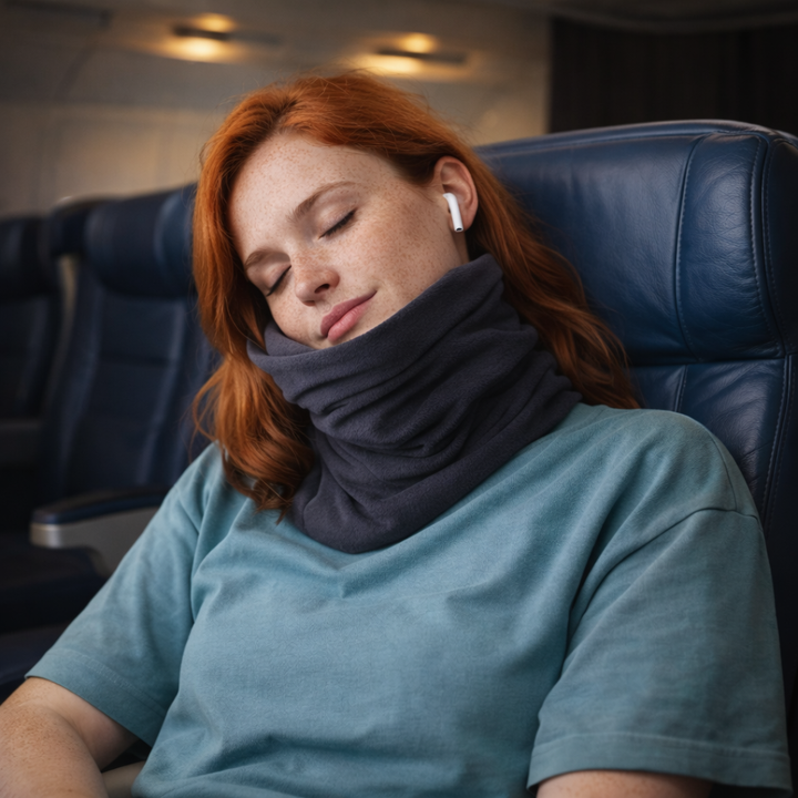 Travel Pillow Wrap Neck Support Upright Rest